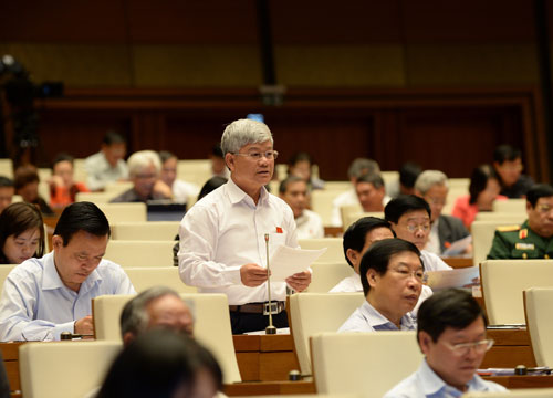 Theo đại biểu Nguyễn Anh Sơn, trưng cầu ý dân là phải tìm ra sự đồng thuận cao Ảnh: ĐỨC NAM