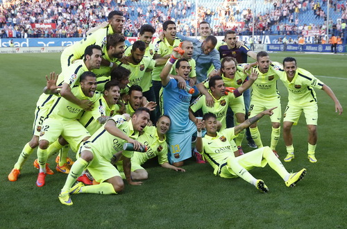 Chức vô địch La Liga 2014-2015 thuộc về Barcelona