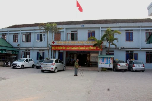 Bệnh viện đa khoa huyện Cẩm Xuyên, nơi xảy ra sự việc