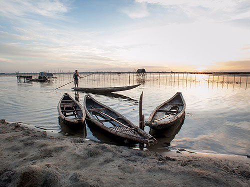 Phá Tam Giang - Cầu Hai (tỉnh Thừa Thiên - Huế) là điểm dừng chân lý tưởng của du khách Ảnh: QUANG NHẬT