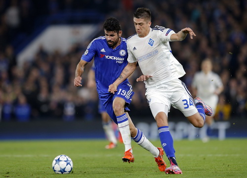 Diego Costa nỗ lực nhưng không ghi được bàn thắng cho Chelsea