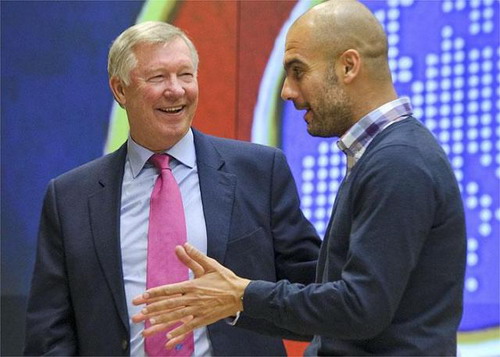 Ferguson rất ngưỡng mộ tài năng của đồng nghiệp trẻ Guardiola