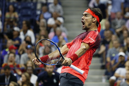 Fognini lội ngược dòng thành công ngoài dự kiến