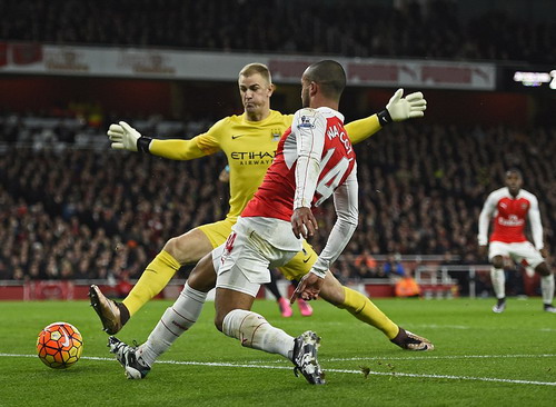 Ngày bận rộn của thủ môn Joe Hart (Man City)