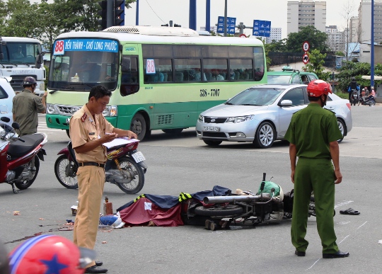 Hiện trường vụ tai nạn