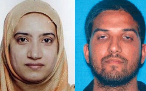 Cặp đôi Tashfeen Malik và Farook, nghi phạm gây ra vụ thảm sát buổi tiệc ở San Bernardino, California – Mỹ. Ảnh: Reuters