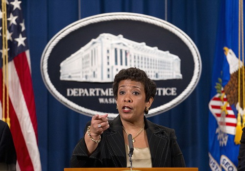 Bộ trưởng Tư pháp Mỹ Lorretta Lynch tuyên bố thẳng tay với các hành vị tội phạm