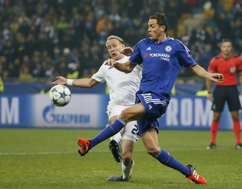 Nemanja Matic và Chelsea sẽ có trận đấu quan trọng với Dynamo Kiev vài ngày tới