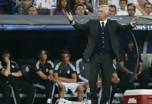 Carlo Ancelotti khi còn dẫn dắt Real Madrid