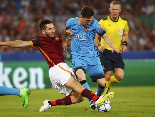 Trận đấu khó khăn cho Messi và đồng đội tại Roma