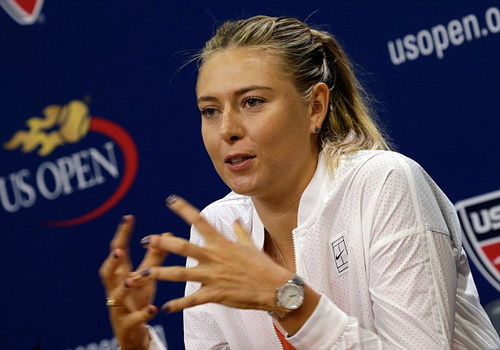 Sharapova từng phải rút lui khỏi giải Mỹ mở rộng 2015 vì chấn thương