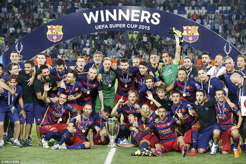 Barcelona giành Siêu cúp châu Âu 2015