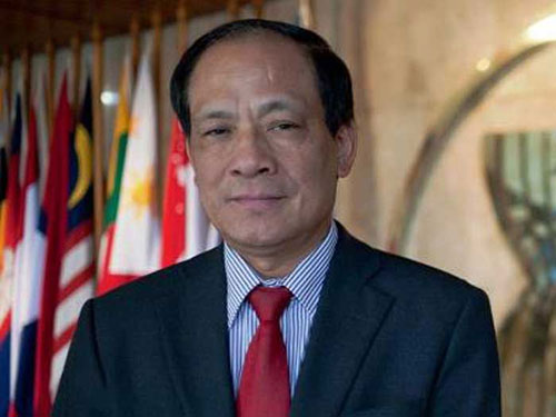 Ông Lê Lương Minh khẳng định tầm quan trọng của việc thành lập Cộng đồng ASEAN. Ảnh: ASEANAFFAIRS.COM
