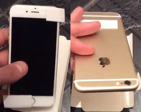 Hình ảnh chiếc iPhone rò rỉ có thiết kế mặt sau khá giống iPhone 6 được cho là của iPhone màn hình 4 inch sẽ ra mắt trong tháng 3 tới.