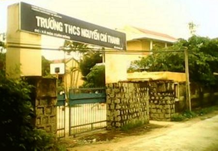 Trường THCS Nguyễn Chí Thanh, nơi 3 nữ sinh đến lớp rồi bỏ đi