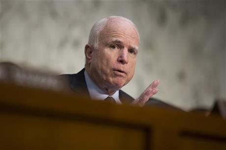 
Thượng nghị sĩ John McCain. Ảnh: AP
