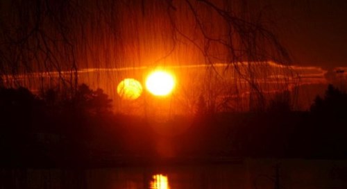 
Hình ảnh 2 mặt trời tại Argentina
