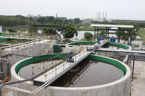 Công ty CP Hữu hạn Vedan Việt Nam đưa hệ thống xử lý nước thải vào vận hành sau khi bị phát hiện xả thải gây ô nhiễm môi trường Ảnh: TTXVN