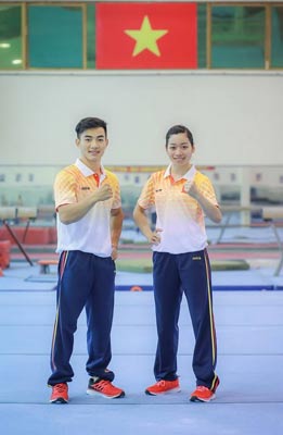 Hà Thanh và đồng đội Phước Hưng sẽ cùng tranh tài tại Olympic Rio 2016 Ảnh: ĐÀO TÙNG