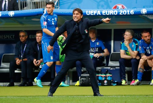 Conte tin dùng 13/23 cầu thủ tuổi từ 29 trở lên tại Euro 2016 Ảnh: REUTERS