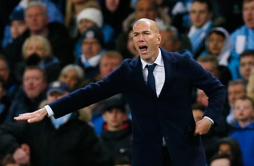 Zidane tỏ ra rất máu lửa khi Real chinh chiến tại Champions League Ảnh: REUTERS