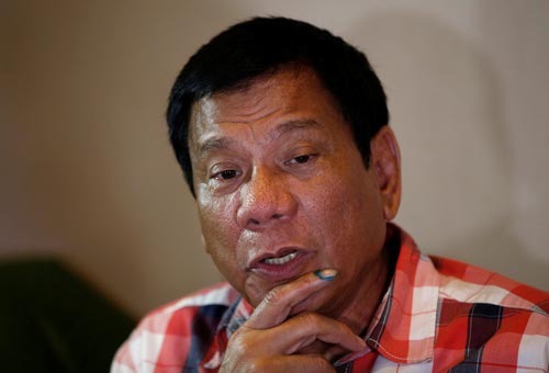 Ông Rodrigo Duterte được nhận định sẽ là một tổng thống “khó lường” Ảnh: Reuters