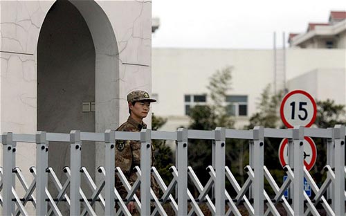 Trụ sở của Đơn vị 61398 được cho là đội quân gián điệp mạng bí mật của quân đội Trung Quốc Ảnh: REUTERS