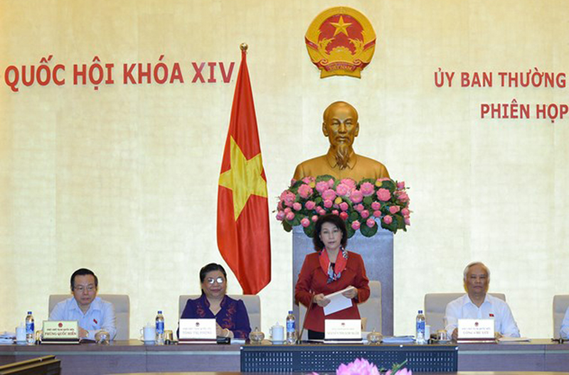 
Chủ tịch QH Nguyễn Thị Kim Ngân phát biểu tại phiên họp - Ảnh: Nguyễn Nam
