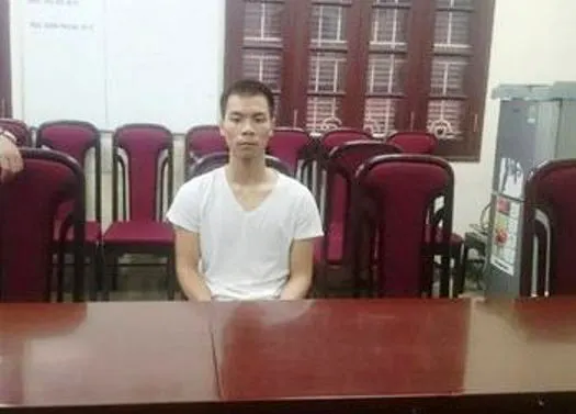 
Nghi phạm giết người Đinh Quốc Khánh tại cơ quan điều tra
