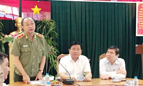 Trung tướng Lê Đông Phong, Giám đốc Công an TP HCM, tin chắc 3 tháng tới, tội phạm sẽ được kéo giảm