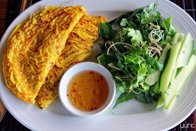 Bánh xèo Mỹ Cang. Ảnh: Tunt.N