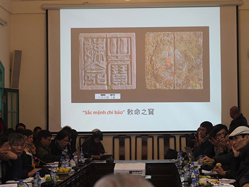 Các nhà khoa học tranh luận về việc có nên tổ chức khai ấn, phát ấn “Sắc mệnh chi bảo” ở Hoàng thành Thăng Long