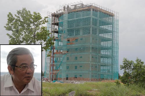 Ông Nguyễn Thành Tài, Giám đốc Sở Xây Dựng Bình Dương khẳng định từ hôm nay (3-8) tòa nhà Kocham Bình Dương sẽ ngưng thi công