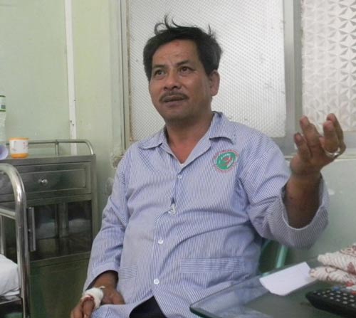 Tài xế Nguyễn Du kể lại vụ tai nạn Ảnh: Minh Hải