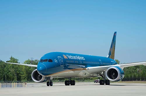 Máy bay Boeing 787 của Vietnam Airlines