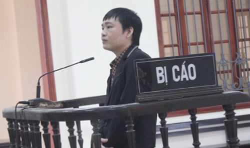 Bị cáo Trương Văn Quang tại phiên tòa