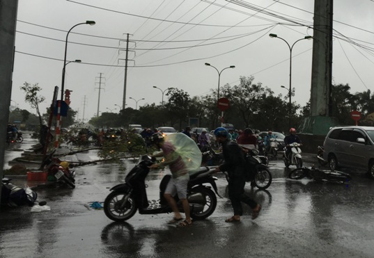 
Mọi người không thể tiếp tục đi tiếp tìm chỗ trú
