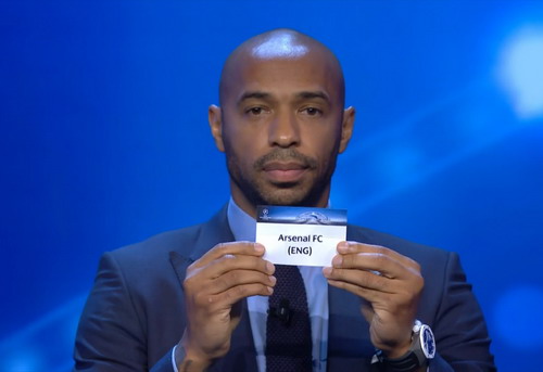 Thierry Henry bốc lá thăm nhẹ nhàng cho Arsenal