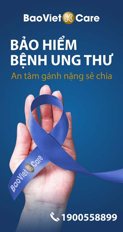 
Sản phẩm Bảo Việt K-Care dành cho nạn nhân mắc bệnh ung thư
