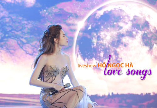 Ca sĩ Hồ Ngọc Hà trình diễn trong live show “Love Songs” diễn ra vào tháng 4-2016. (Ảnh do nghệ sĩ cung cấp)