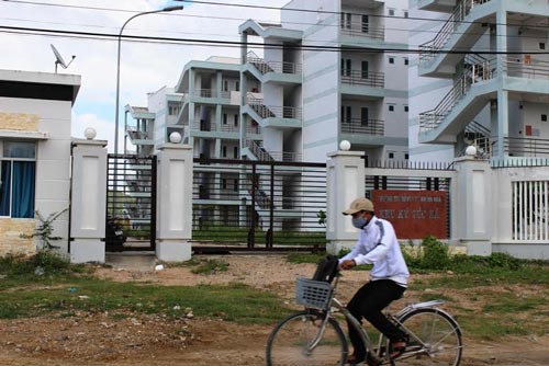 Khu ký túc xá Trường CĐ Y tế Khánh Hòa vắng bóng sinh viên