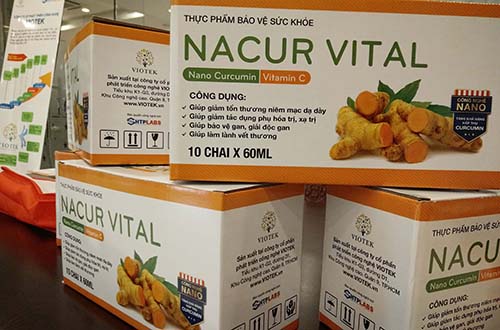 Thực phẩm chức năng Nacur Vital chiết xuất từ tinh chất nghệ bằng công nghệ nano của Viotek