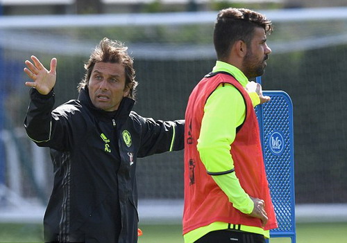Diego Costa khó hòa hợp với tư duy làm việc của HLV Conte