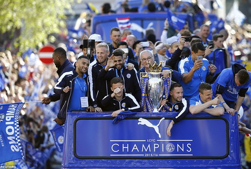 Leicester vô địch nước Anh lần đầu sau 132 năm