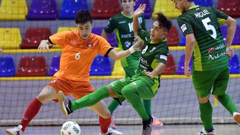 Tuyển futsal Việt Nam có trận giao hữu bổ ích thứ 2 tại Tây Ban Nha