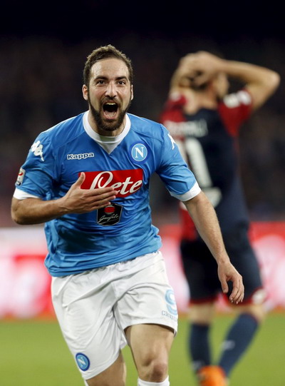 Higuain được xem là một trong những tiền đạo hay nhất tại châu Âu