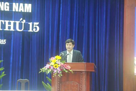 
Ông Lê Phước Hoài Bảo được giới thiệu bầu đại biểu HĐND tỉnh Quảng Nam
