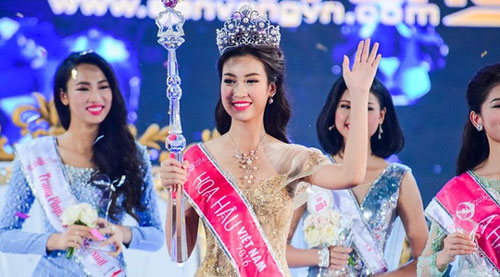 Hoa hậu Việt Nam 2016 Đỗ Mỹ Linh từng là thí sinh tốp 15 Hoa hậu Hoàn vũ Việt Nam 2015 Ảnh: Hoàng Triều