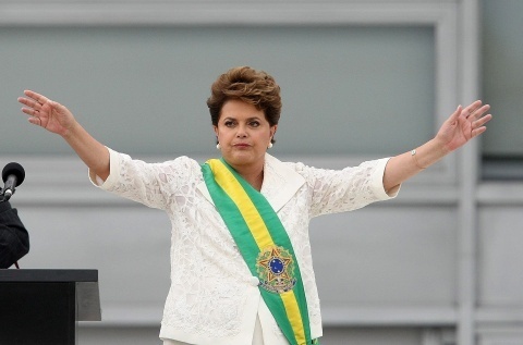 Tổng thống Brazil Dilma Rousseff. Ảnh: EPA