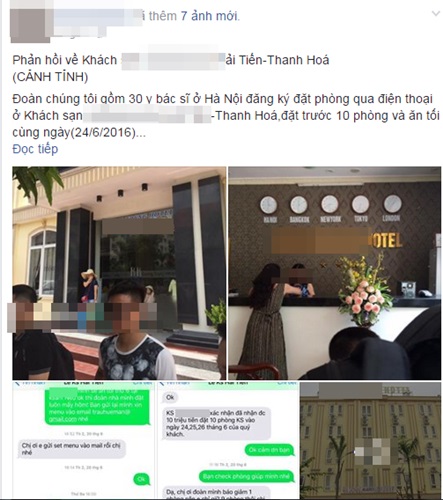 Khách sạn Quang Trung, Thanh Hoá bị tố đuổi khách, ngắt điện, điều hoà trong phòng của khách dù chưa đến giờ trả phòng